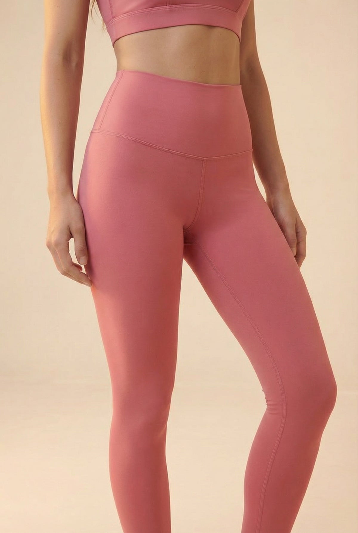 Contour High-Waist Legging - Dry Rose Apparel & Accessories > Activewear > Leggings > High-Waist Leggings by Profit Outfits