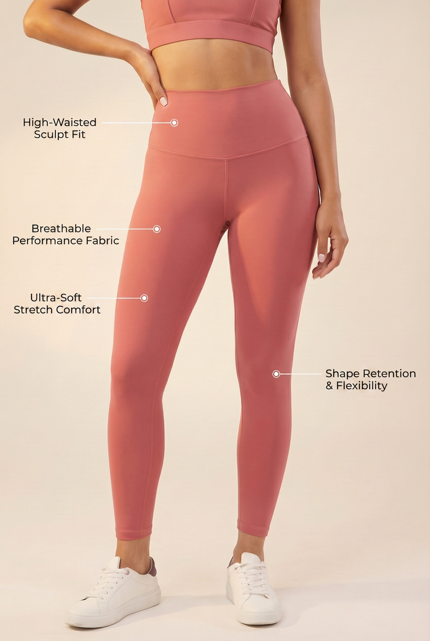 Contour High-Waist Legging  by PROFIT OUTFITS