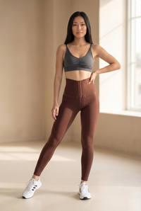 Contour Hook-Front High-Waist Legging  by PROFIT OUTFITS