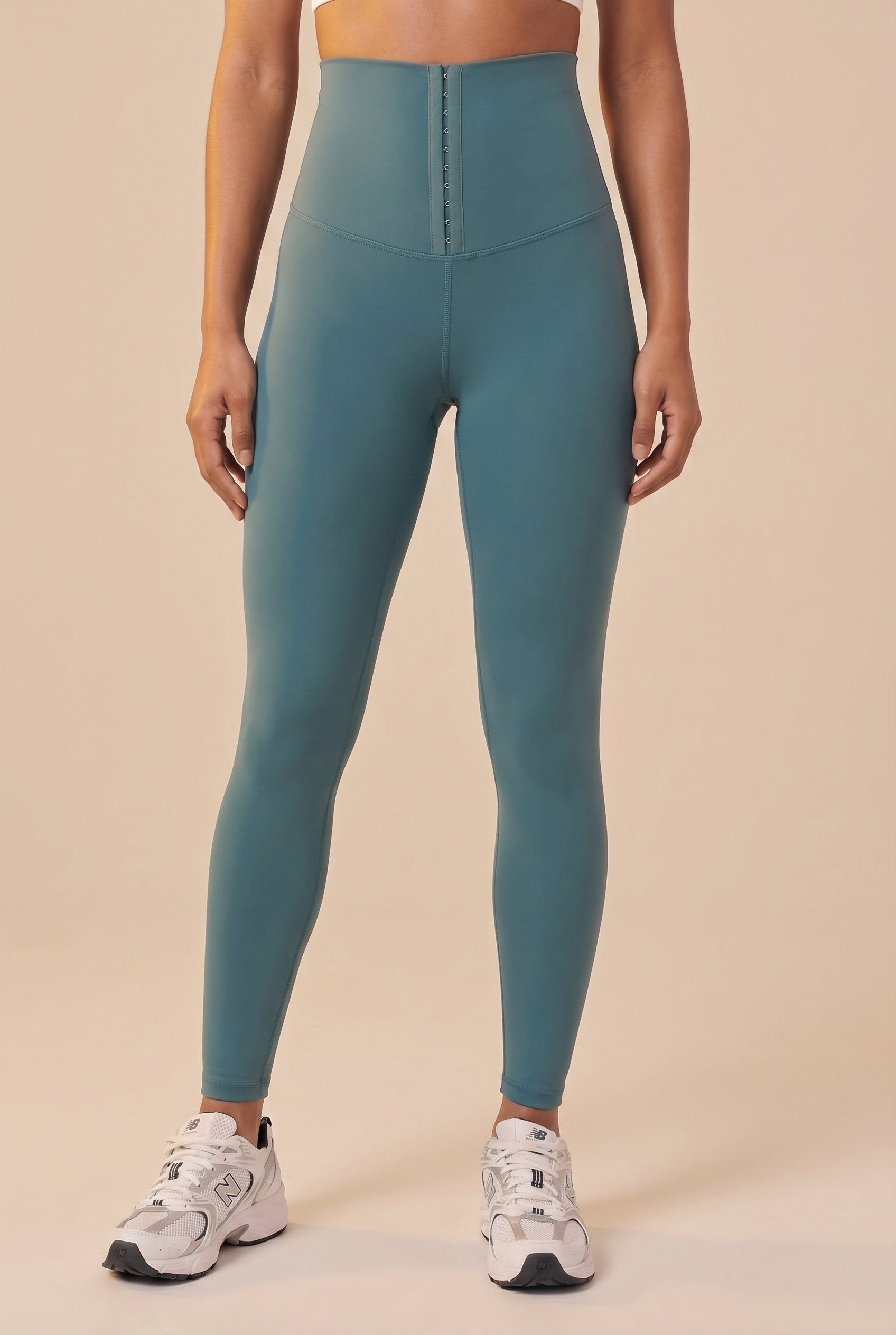 Contour Hook-Front High-Waist Legging  by PROFIT OUTFITS