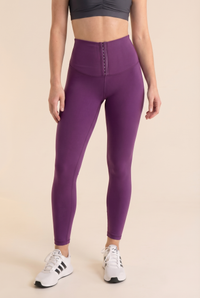 Contour Hook-Front High-Waist Legging  by PROFIT OUTFITS