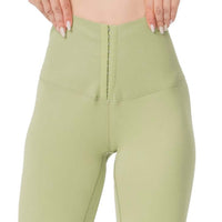 Contour Hook-Front High-Waist Legging  by Profit Outfits