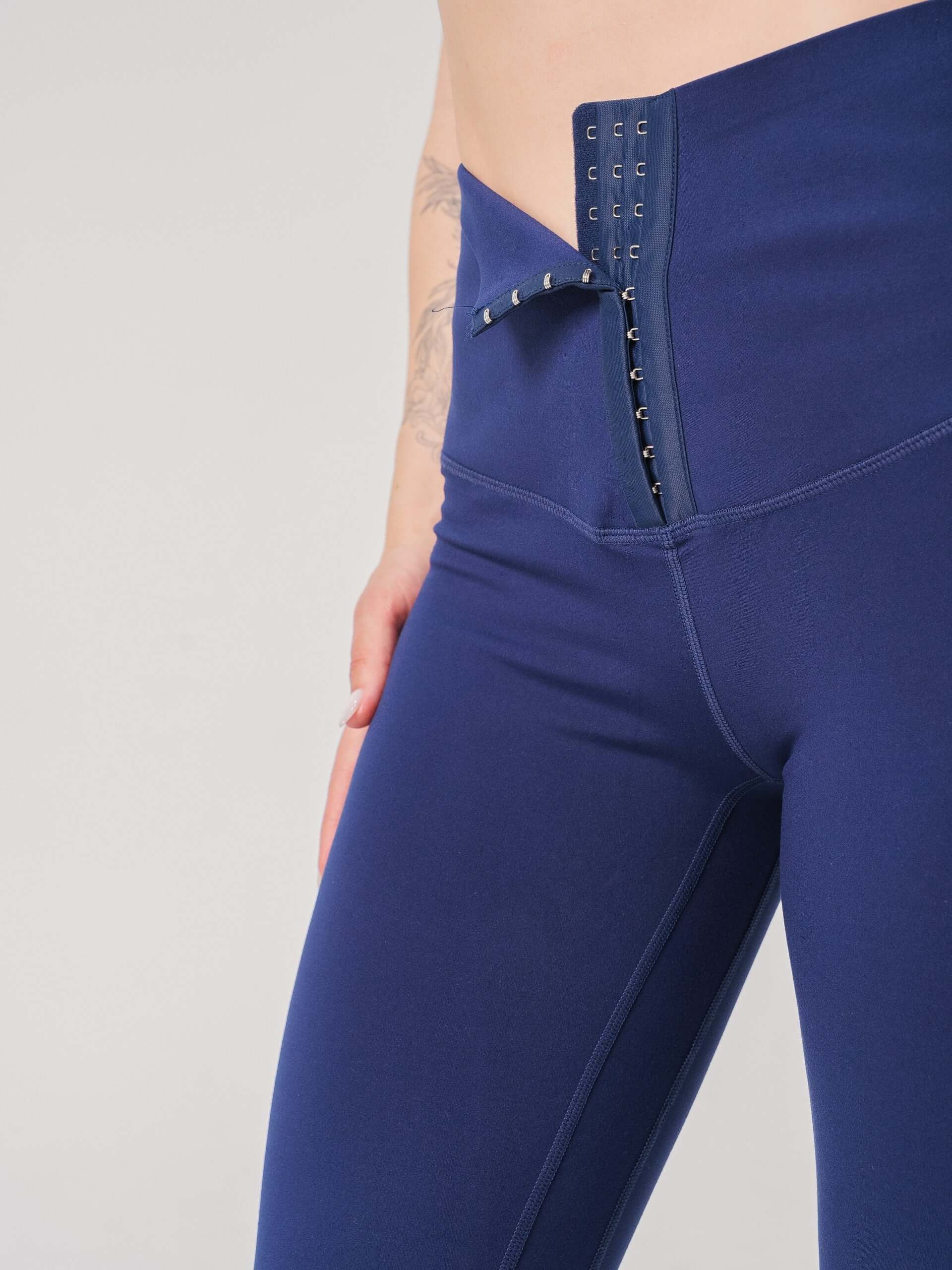 Contour Hook-Front High-Waist Legging  by Profit Outfits