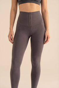 Contour Hook-Front High-Waist Legging  by PROFIT OUTFITS