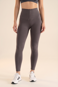 Contour Hook-Front High-Waist Legging  by PROFIT OUTFITS