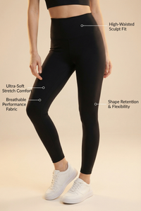 Contour Lift High-Waist Legging  by Profit Outfits
