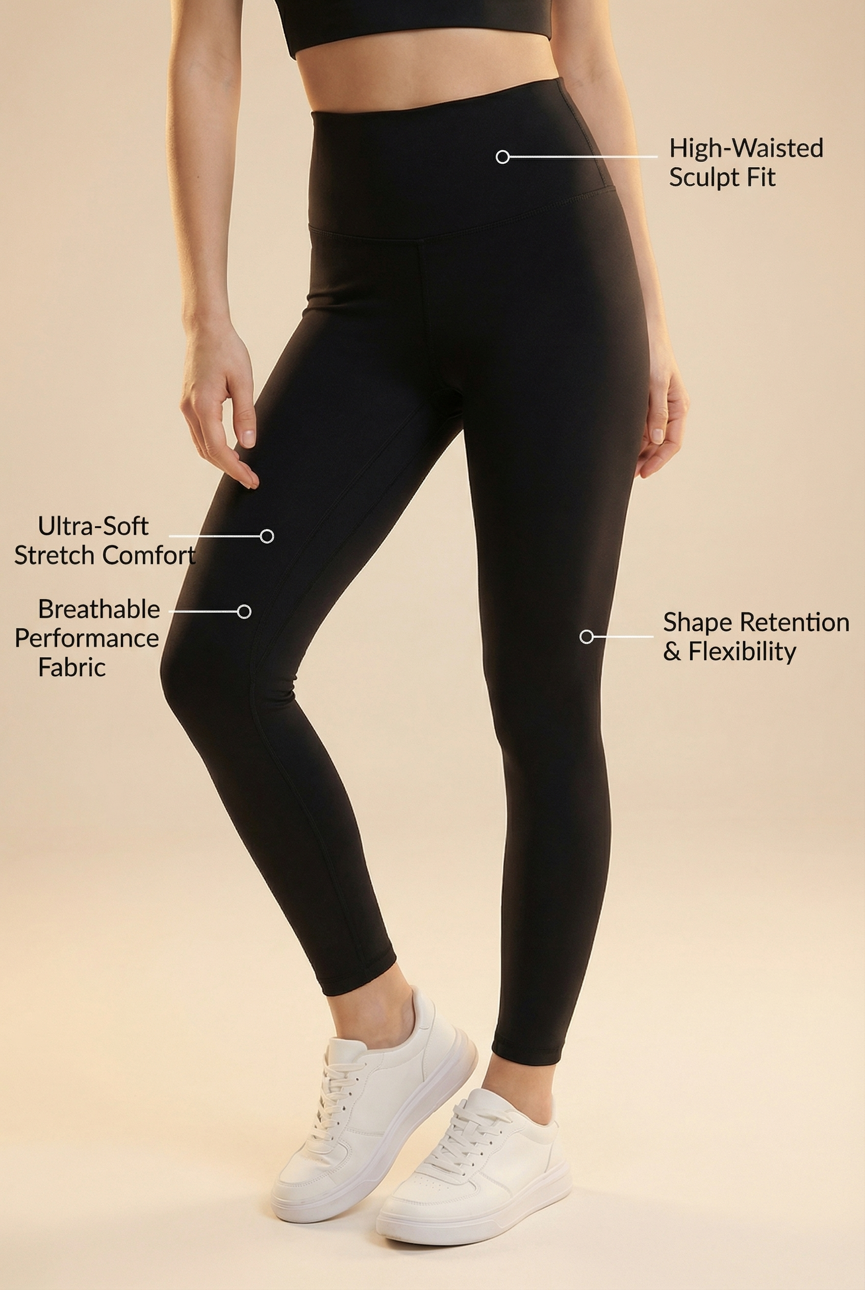 Contour Lift High-Waist Legging  by Profit Outfits