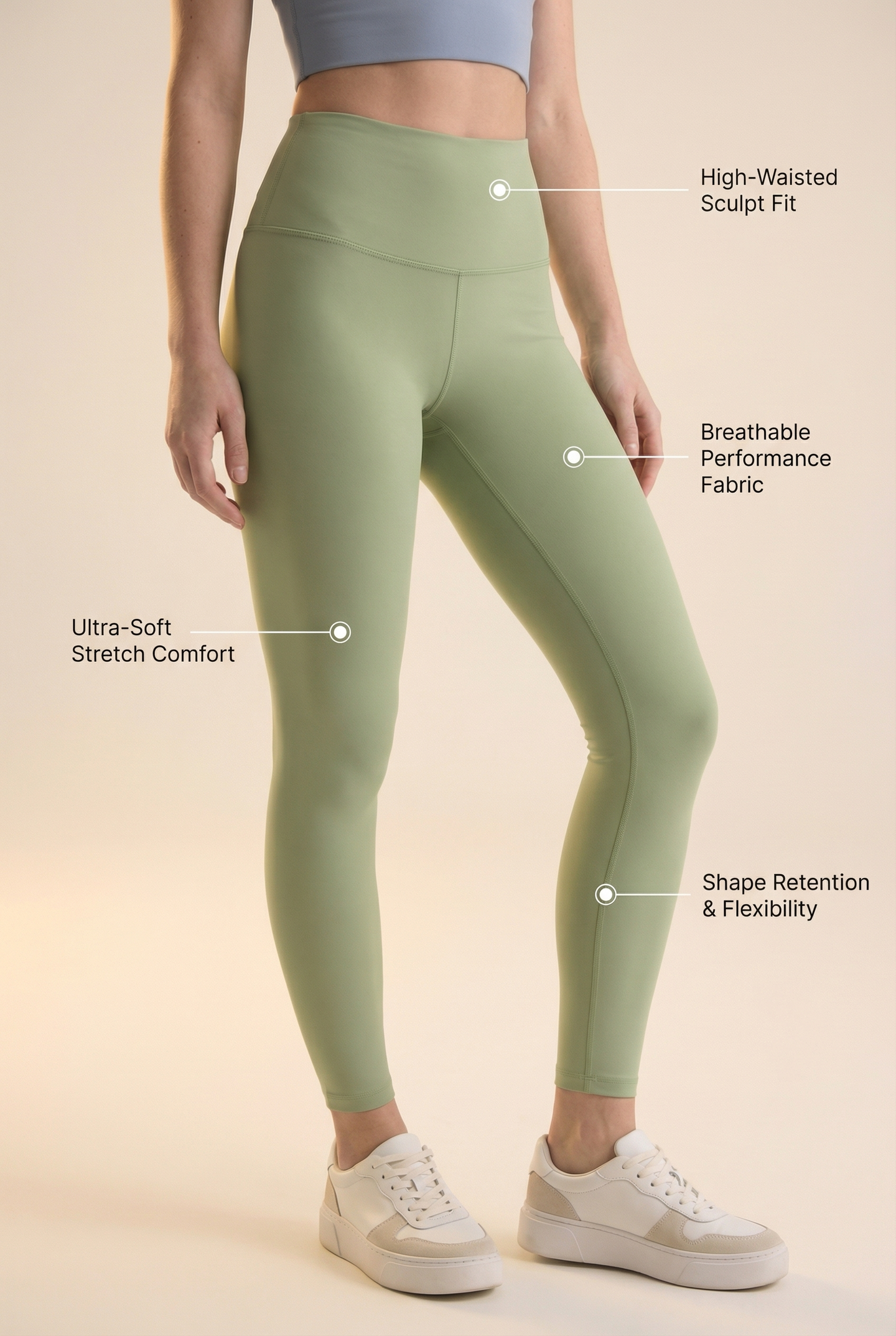 Contour Lift High-Waist Legging  by Profit Outfits