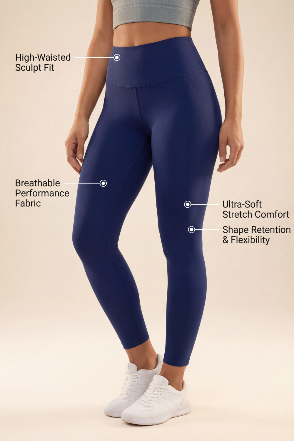 Contour Lift High-Waist Legging  by Profit Outfits