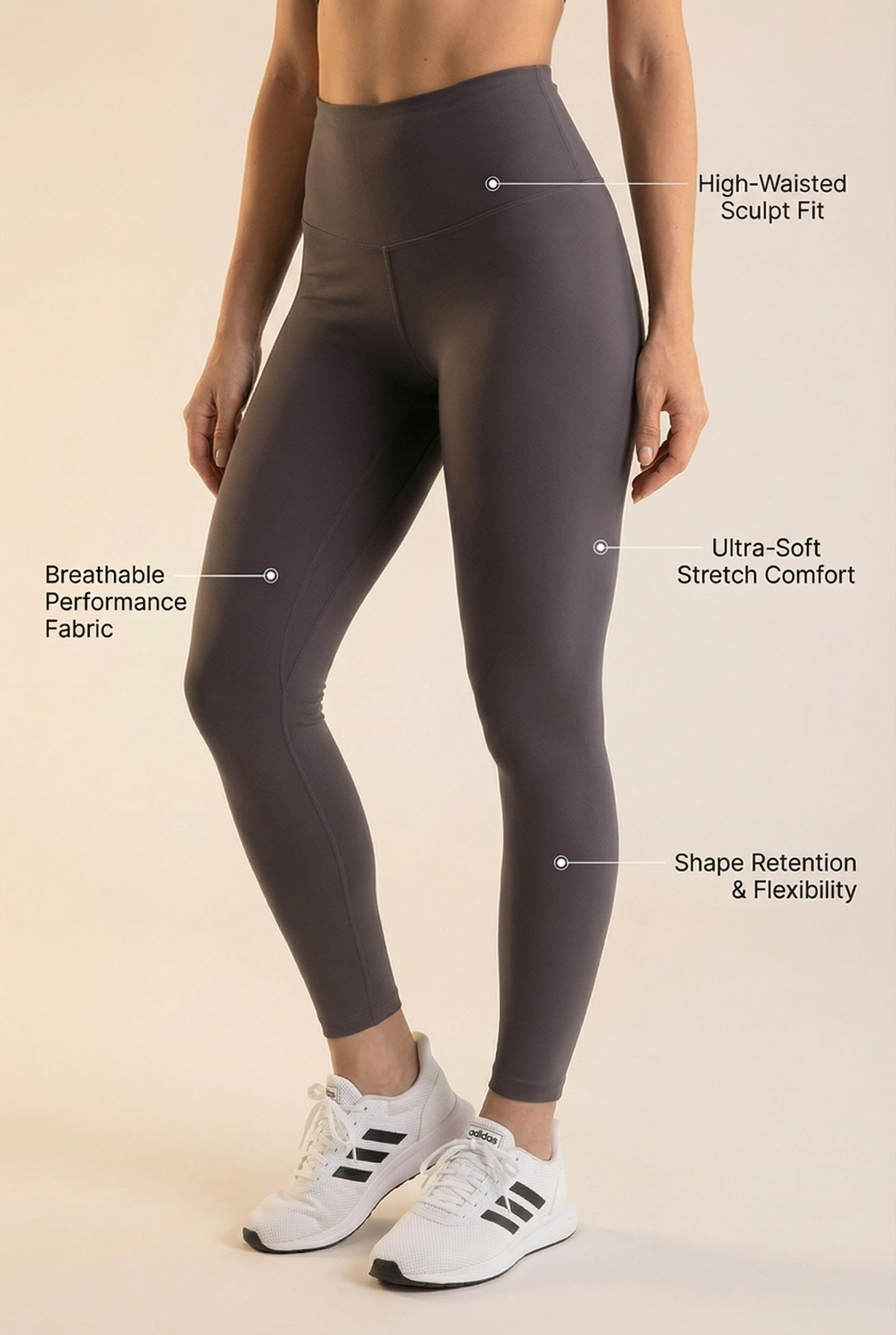 Contour Lift High-Waist Legging  by Profit Outfits