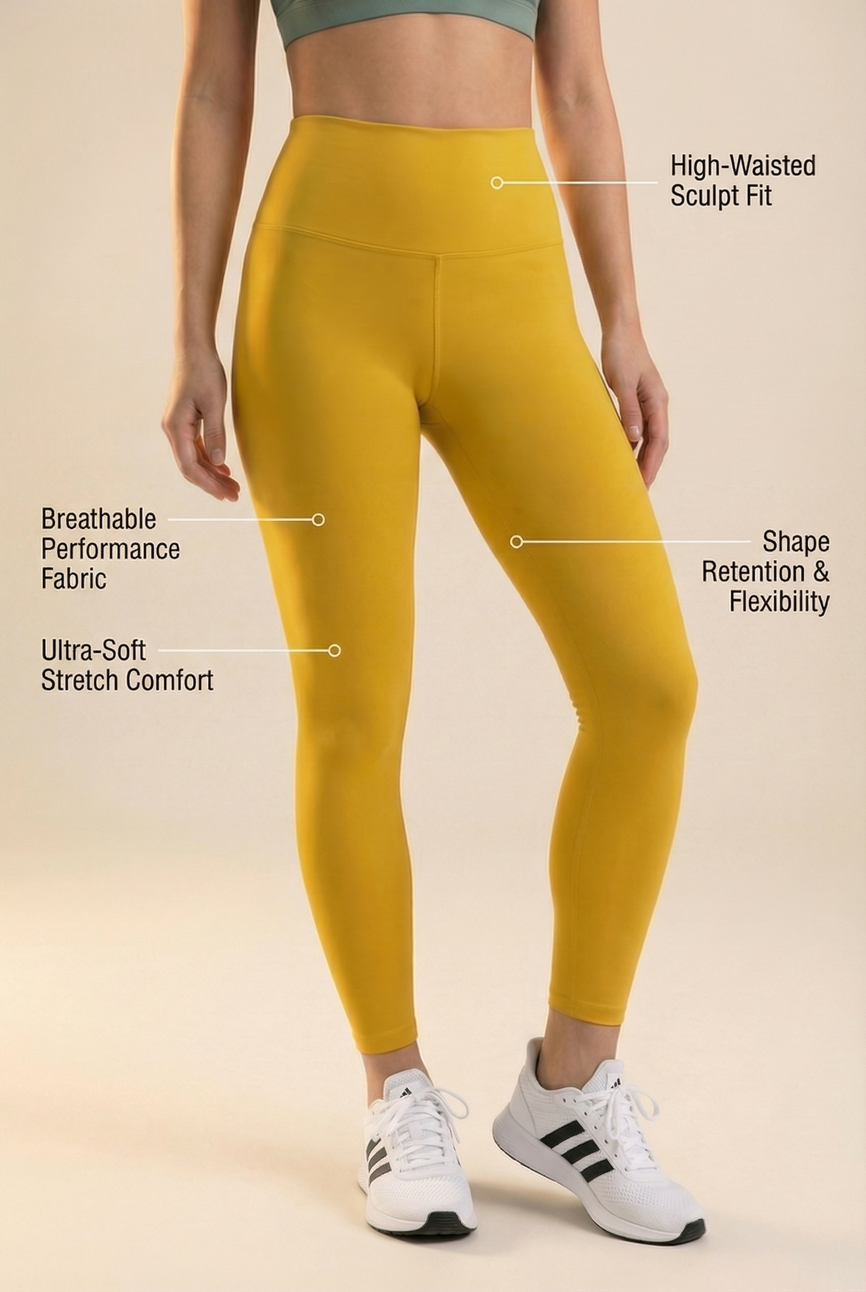 Contour Lift High-Waist Legging  by Profit Outfits
