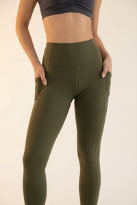 Contour Lift Pocket High-Waist Legging Apparel & Accessories > Activewear > Leggings > High-Waist Leggings by Profit Outfits
