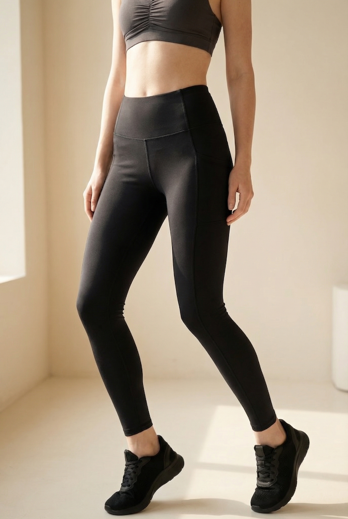 Contour Lift Pocket High-Waist Legging Apparel & Accessories > Activewear > Leggings > High-Waist Leggings by Profit Outfits