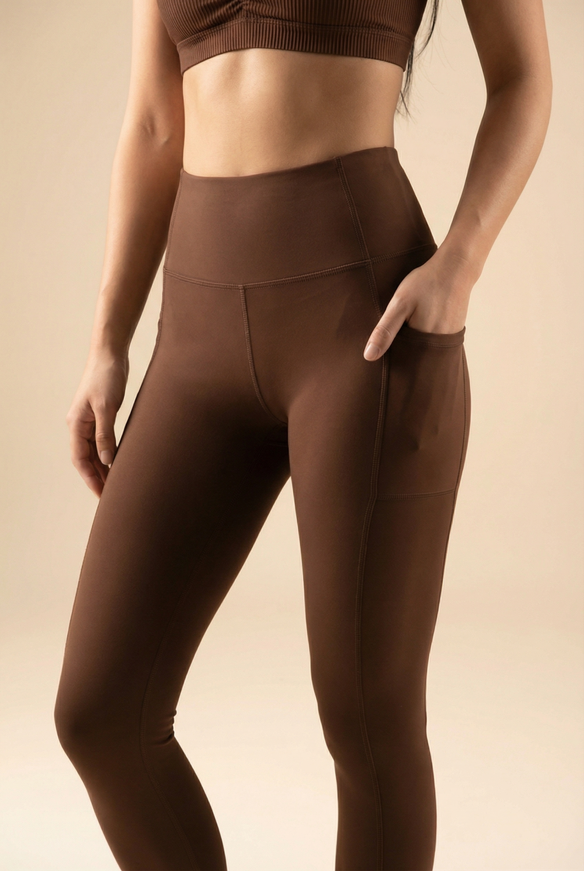 Contour Lift Pocket High-Waist Legging Apparel & Accessories > Activewear > Leggings > High-Waist Leggings by Profit Outfits