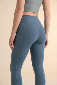Contour Lift Pocket High-Waist Legging Apparel & Accessories > Activewear > Leggings > High-Waist Leggings by Profit Outfits