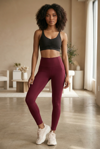 Contour Lift Pocket High-Waist Legging Apparel & Accessories > Activewear > Leggings > High-Waist Leggings by Profit Outfits