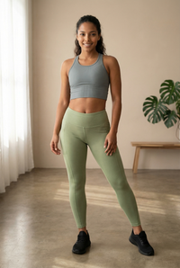 Contour Lift Pocket High-Waist Legging Apparel & Accessories > Activewear > Leggings > High-Waist Leggings by Profit Outfits