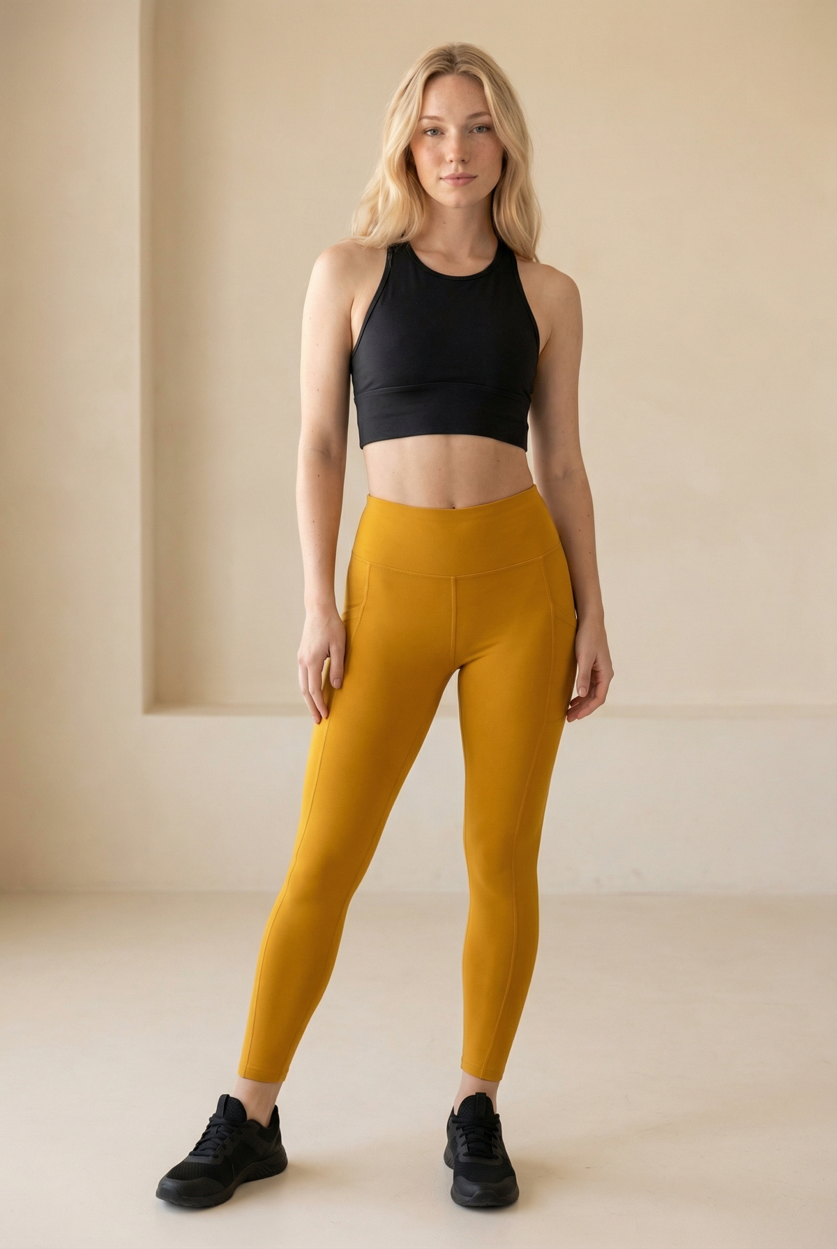 Contour Lift Pocket High-Waist Legging Apparel & Accessories > Activewear > Leggings > High-Waist Leggings by Profit Outfits