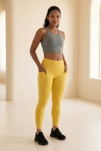 Contour Lift Pocket High-Waist Legging Apparel & Accessories > Activewear > Leggings > High-Waist Leggings by Profit Outfits