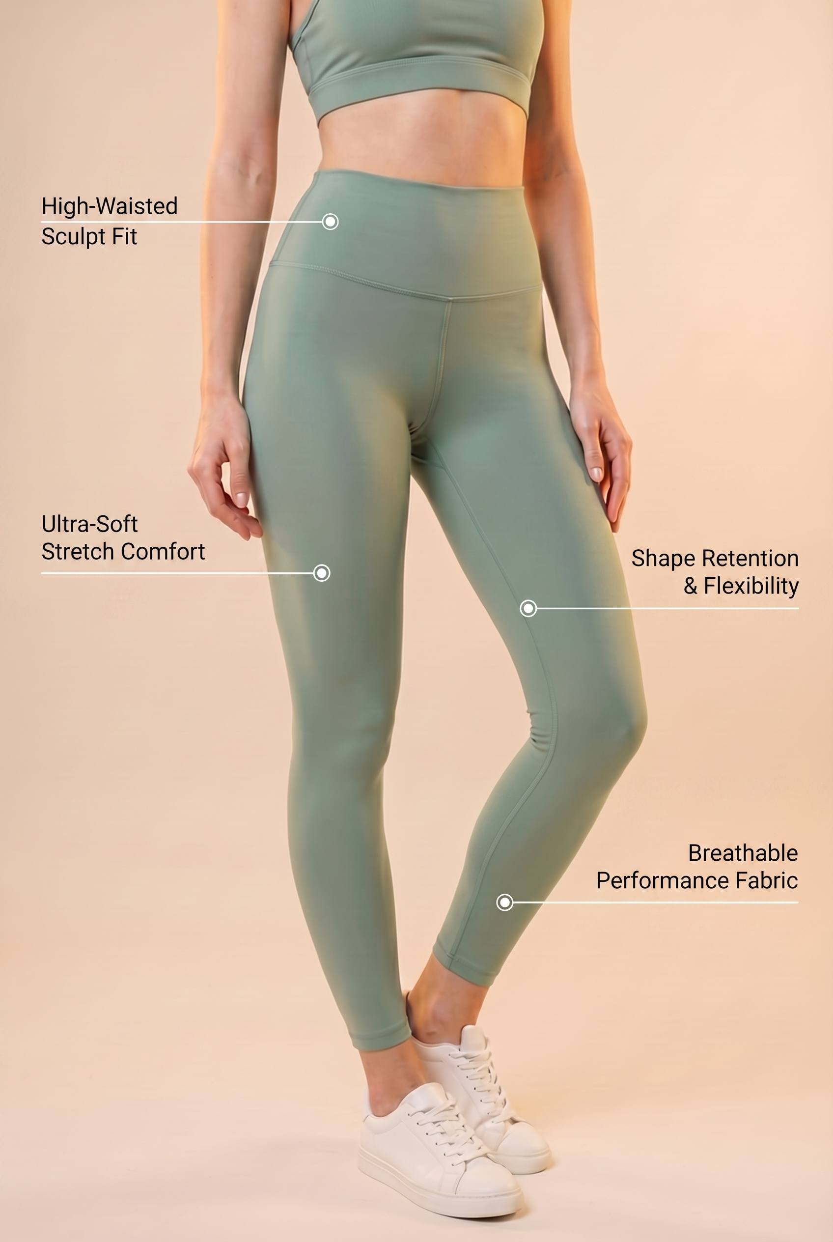 CoreFit High-Waist Legging  by PROFIT OUTFITS