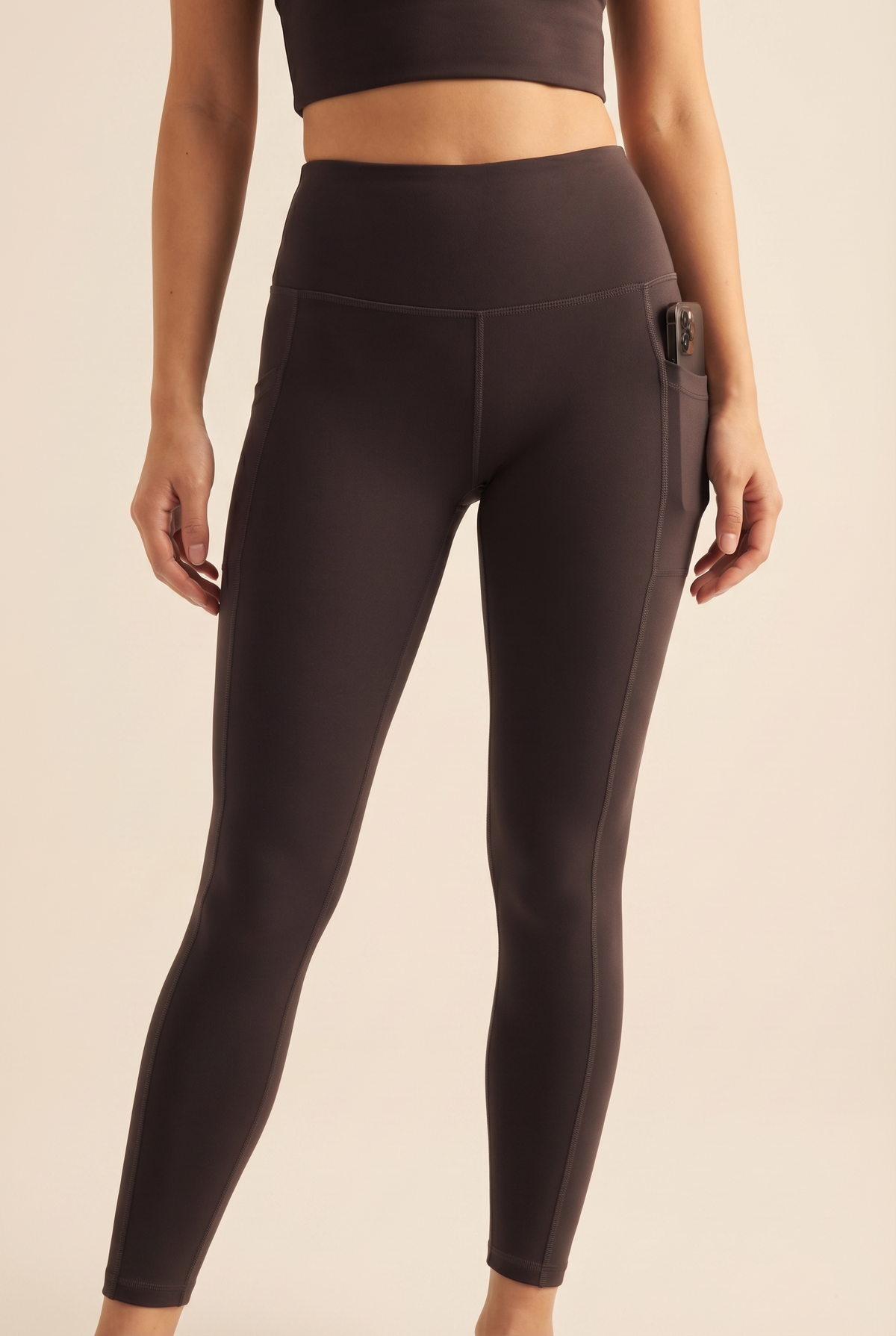 CoreFit High-Waist Pocket Performance Legging Apparel & Accessories > Activewear > Leggings > High-Waist Leggings by Profit Outfits