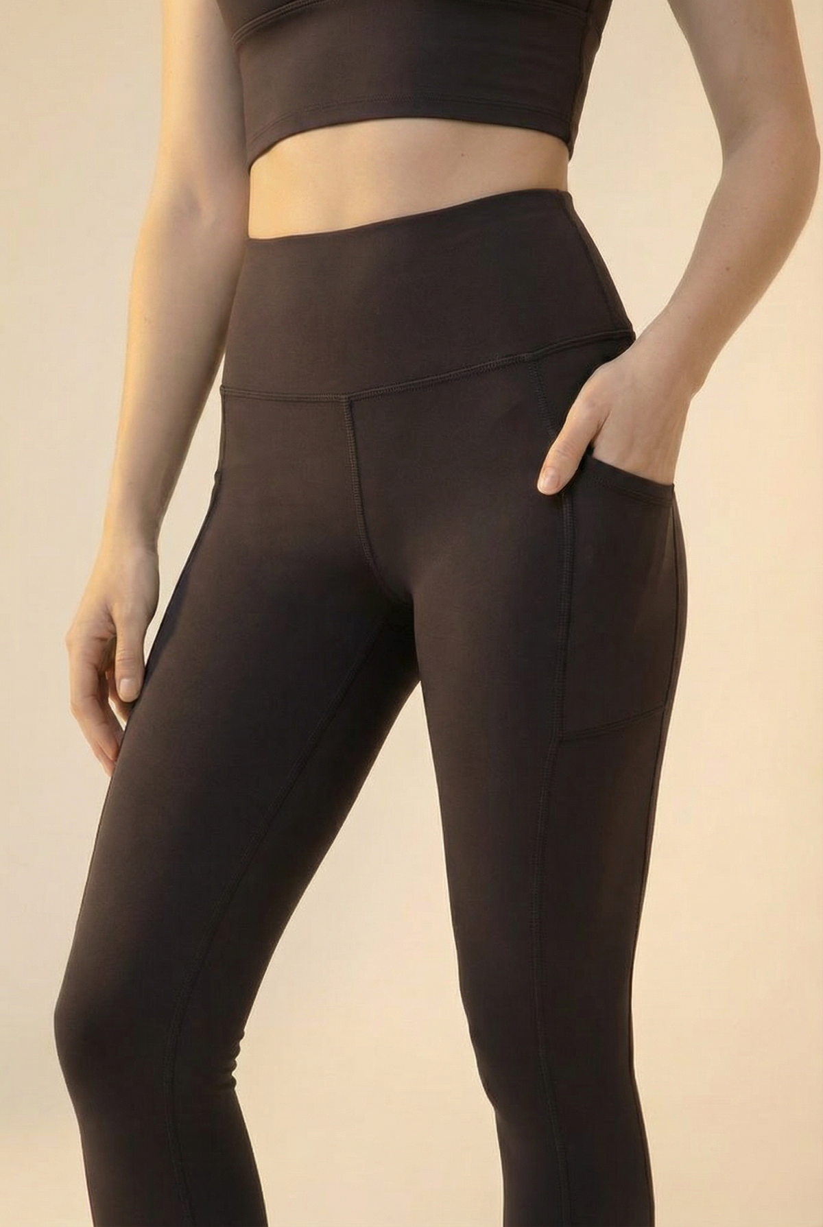 CoreFit High-Waist Pocket Performance Legging Apparel & Accessories > Activewear > Leggings > High-Waist Leggings by Profit Outfits