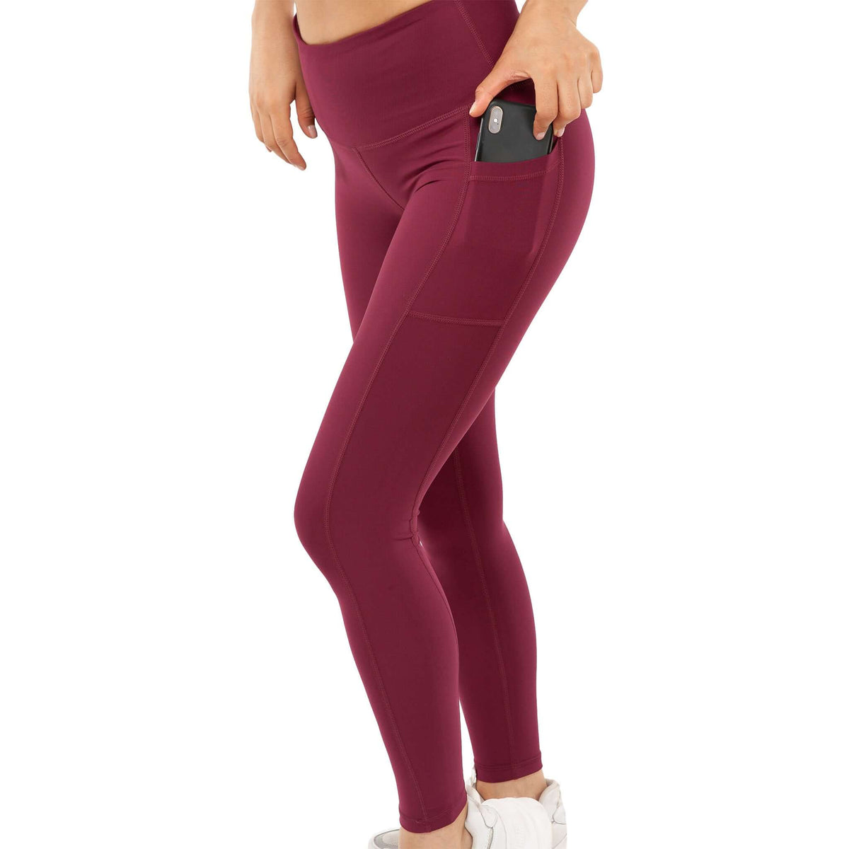 CoreFit High-Waist Pocket Performance Legging Apparel & Accessories > Activewear > Leggings > High-Waist Leggings by Profit Outfits