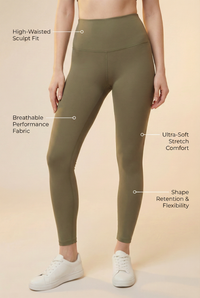 CoreFit Performance Legging Apparel & Accessories > Activewear > Leggings > High-Waist Leggings by Profit Outfits