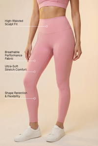 CoreFit Performance Legging Apparel & Accessories > Activewear > Leggings > High-Waist Leggings by Profit Outfits