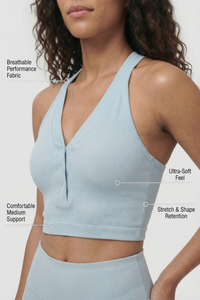 CoreFit Racerback Sports Bra Apparel & Accessories > Activewear > Sports Bras by Profit Outfits