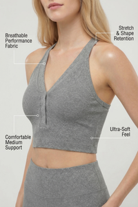 CoreFit Racerback Sports Bra Apparel & Accessories > Activewear > Sports Bras by Profit Outfits
