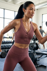 CoreFit Racerback Sports Bra Apparel & Accessories > Activewear > Sports Bras by Profit Outfits