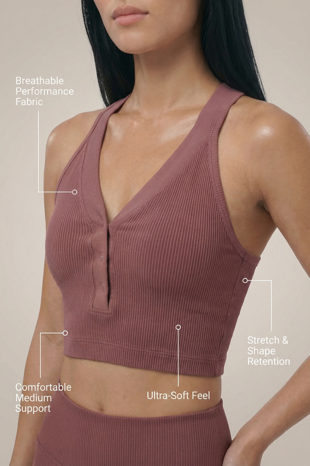 CoreFit Racerback Sports Bra Apparel & Accessories > Activewear > Sports Bras by Profit Outfits