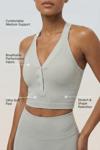 CoreFit Racerback Sports Bra Apparel & Accessories > Activewear > Sports Bras by Profit Outfits