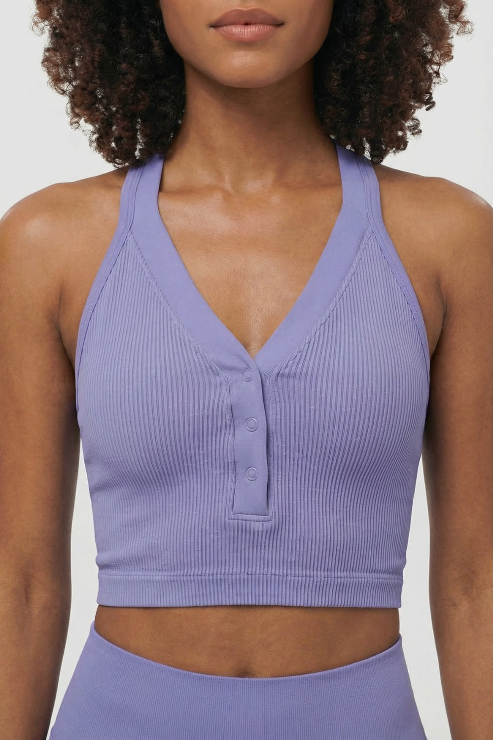 CoreFit Racerback Sports Bra - Purple Apparel & Accessories > Activewear > Sports Bras by Profit Outfits