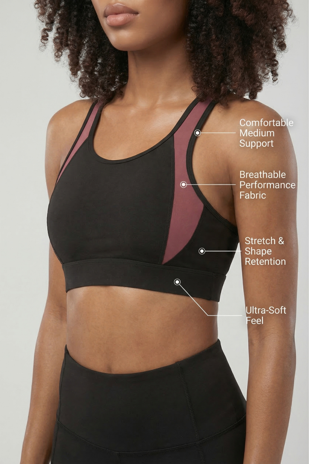 CoreFit Sports Bra Apparel & Accessories > Activewear > Sports Bras by Profit Outfits