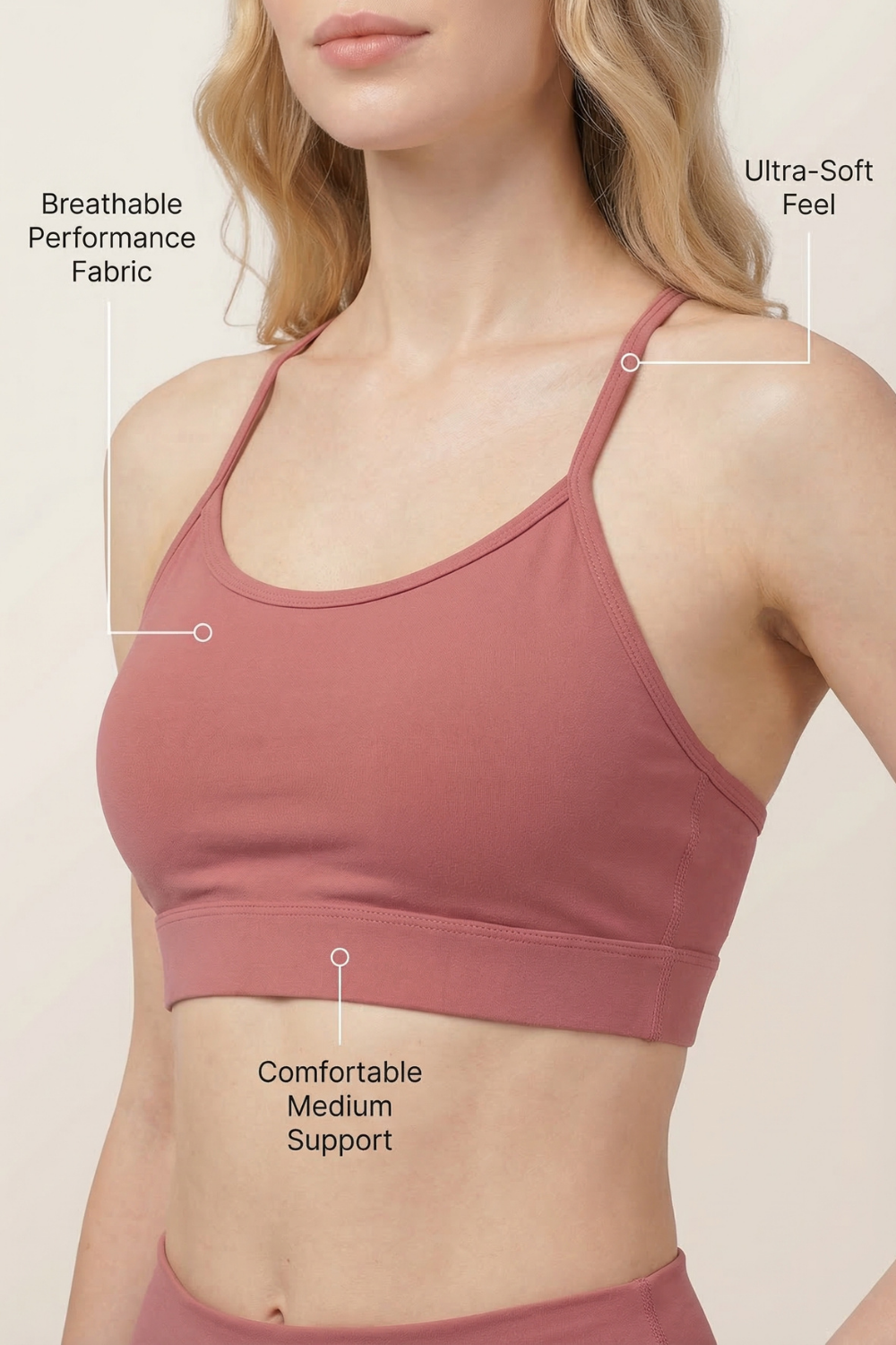 CoreFit Sports Bra Apparel & Accessories > Activewear > Sports Bras by Profit Outfits