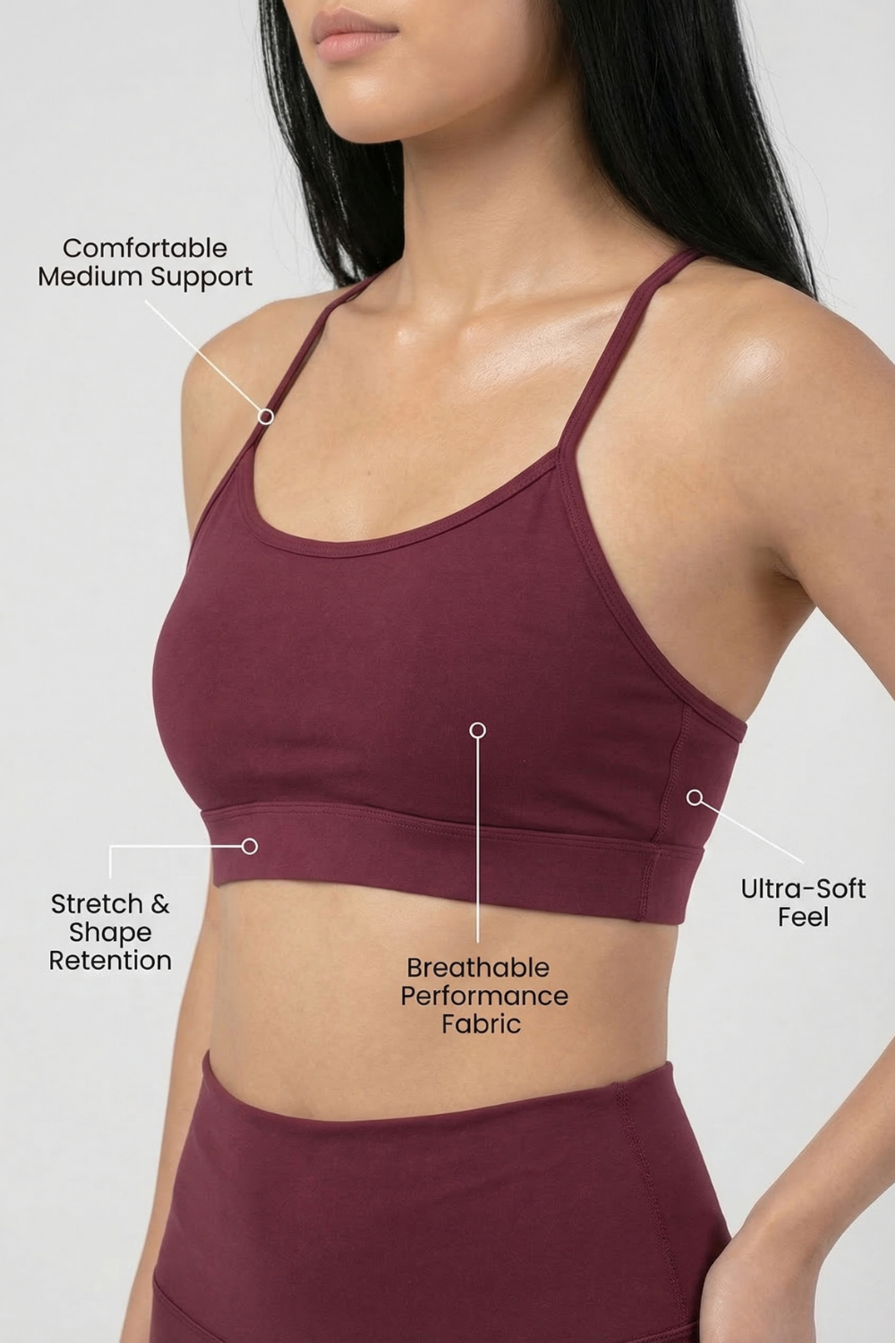 CoreFit Sports Bra Apparel & Accessories > Activewear > Sports Bras by Profit Outfits