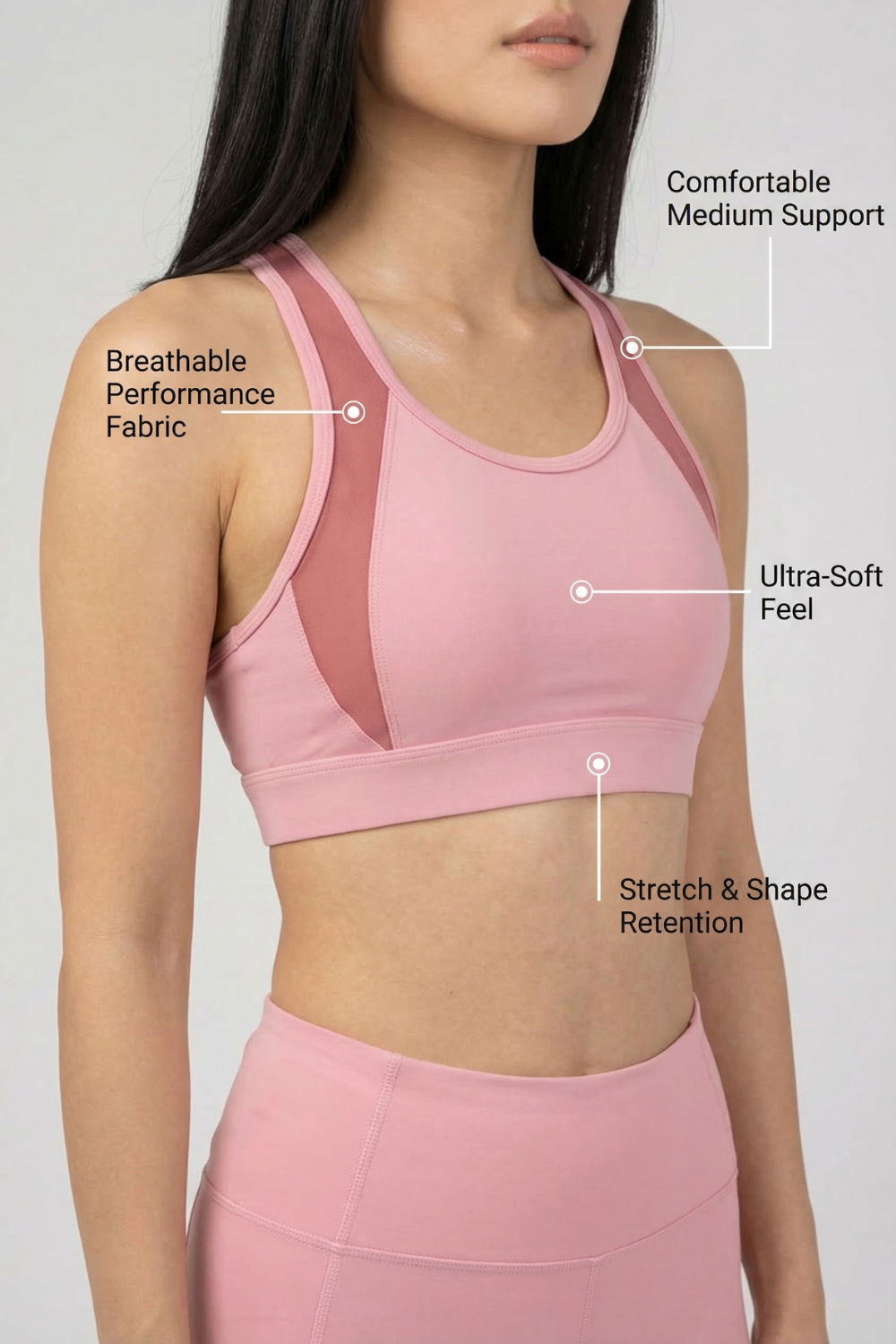 CoreFit Sports Bra Apparel & Accessories > Activewear > Sports Bras by Profit Outfits