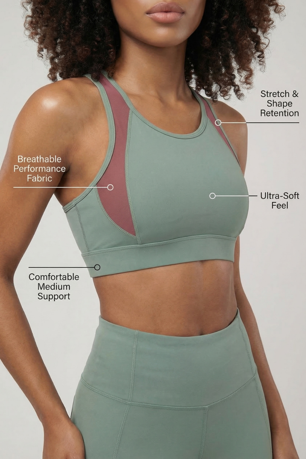 CoreFit Sports Bra Apparel & Accessories > Activewear > Sports Bras by Profit Outfits