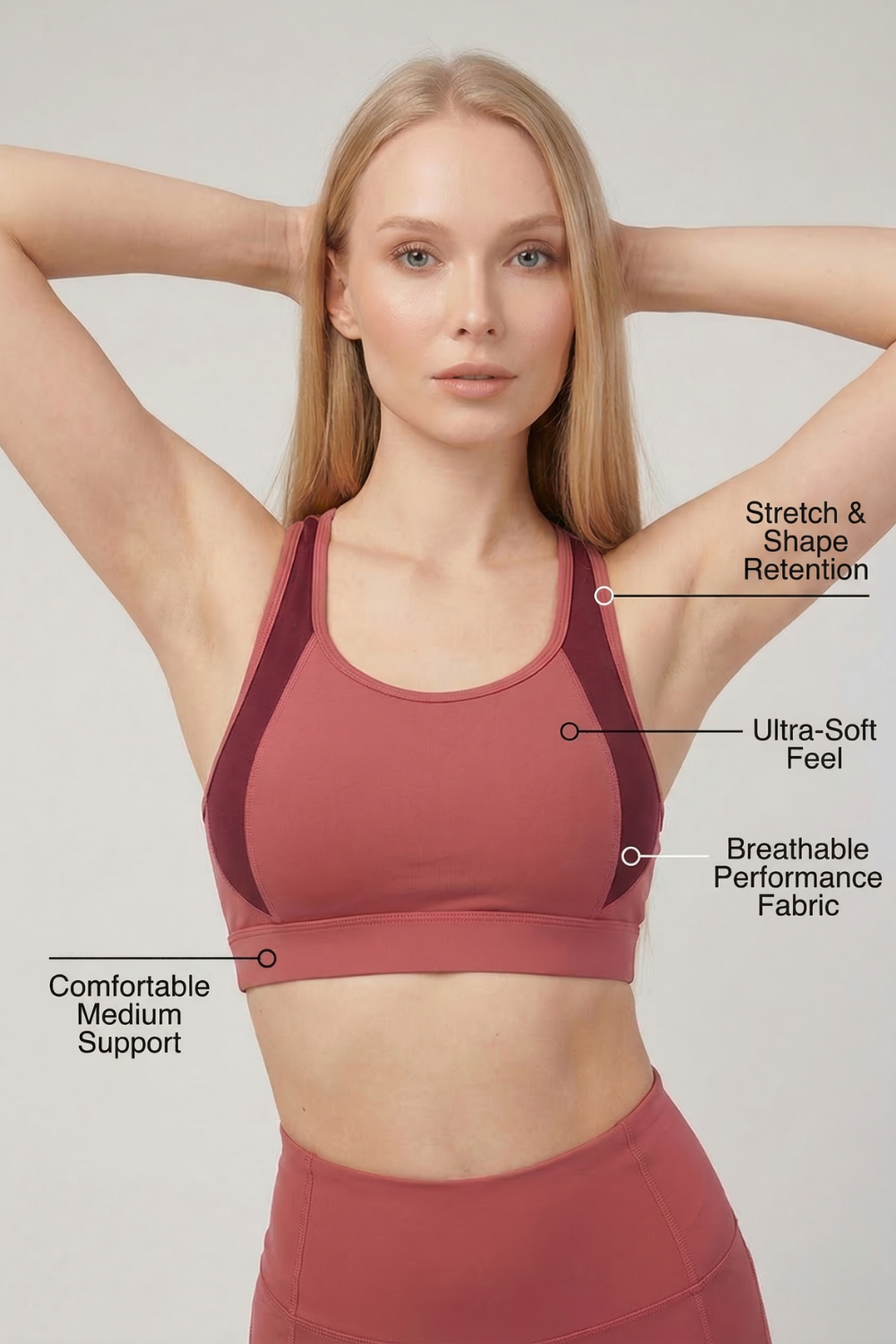 CoreFit Sports Bra  by PROFIT OUTFITS