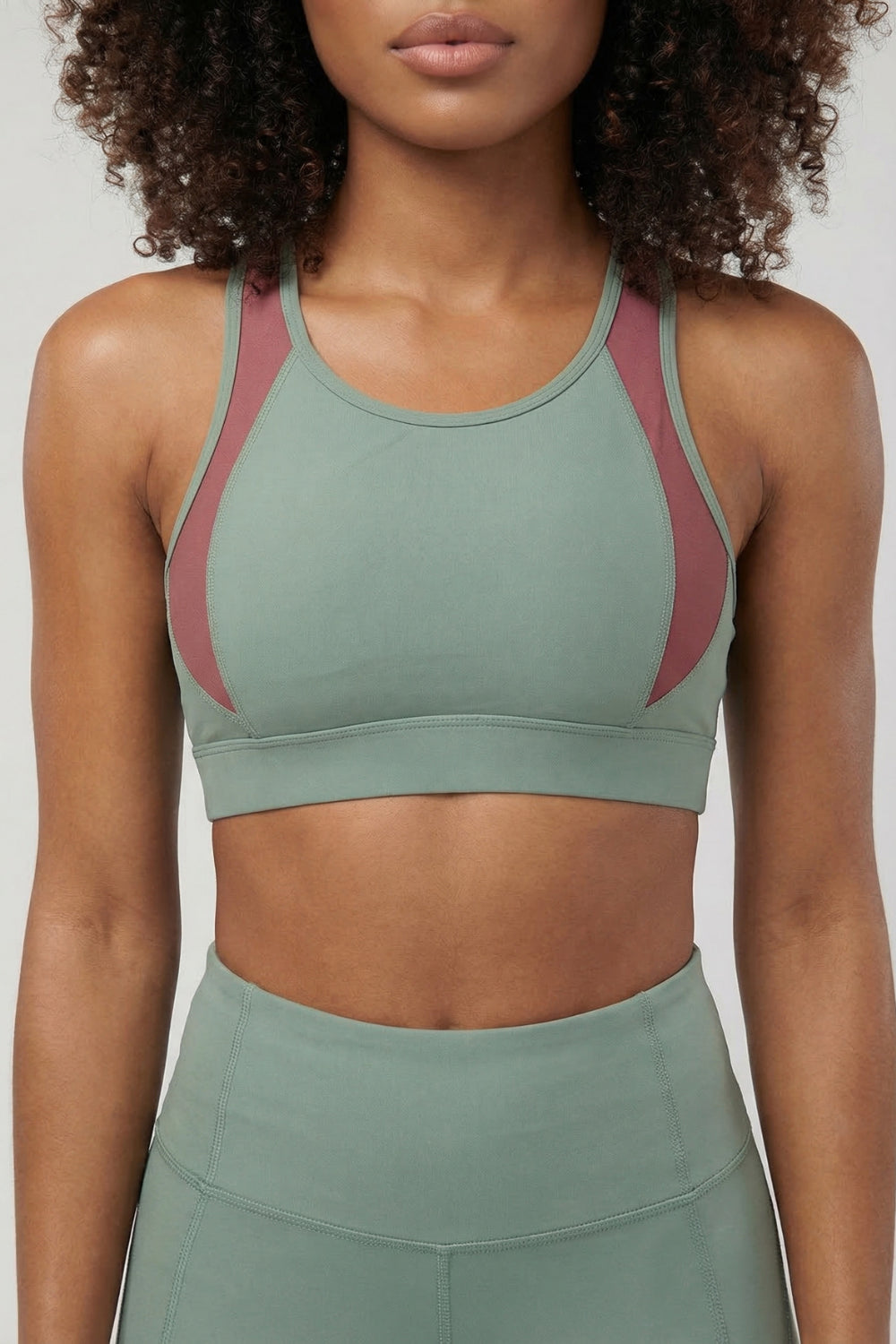 CoreFit Sports Bra - Turq (Style K9863Y) Apparel & Accessories > Activewear > Sports Bras by Profit Outfits