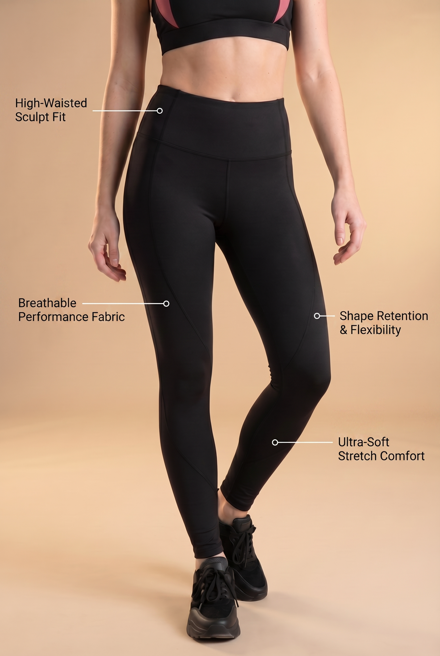 CoreFit Sports Legging  by PROFIT OUTFITS