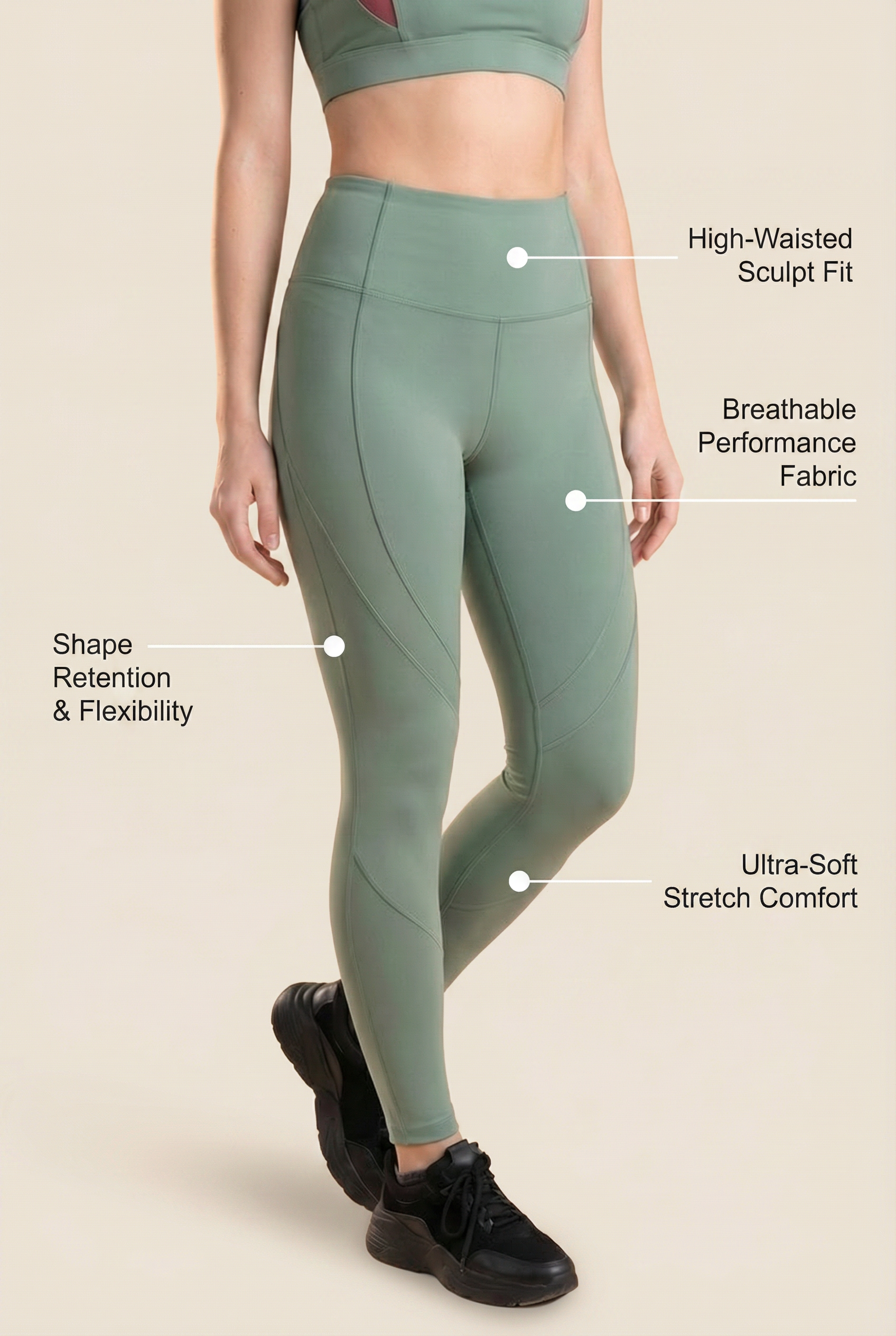 CoreFit Sports Legging  by PROFIT OUTFITS