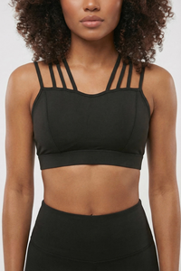 CoreFit Strappy Sports Bra Apparel & Accessories > Activewear > Sports Bras by Profit Outfits
