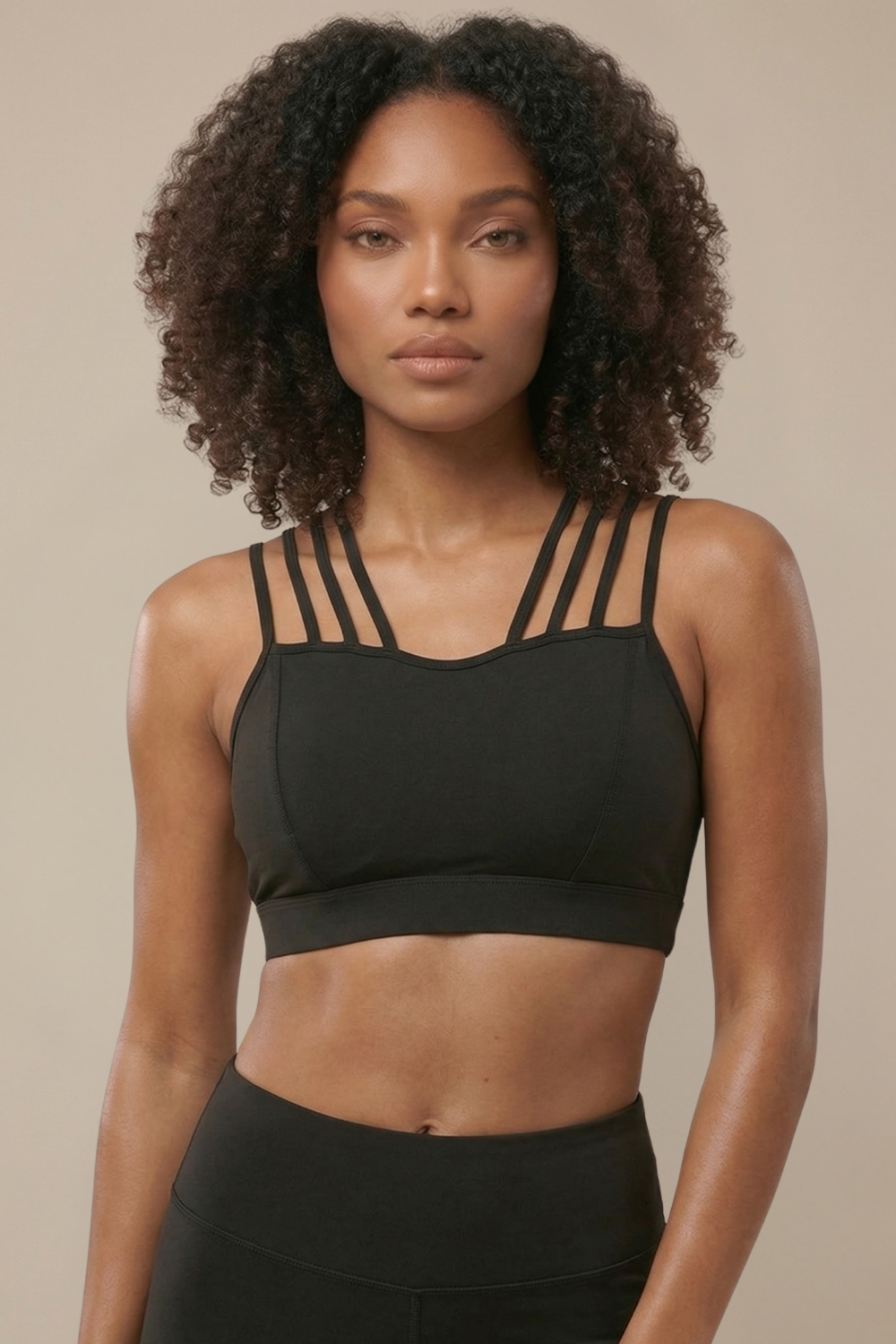 CoreFit Strappy Sports Bra Apparel & Accessories > Activewear > Sports Bras by Profit Outfits