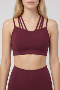 CoreFit Strappy Sports Bra Apparel & Accessories > Activewear > Sports Bras by Profit Outfits