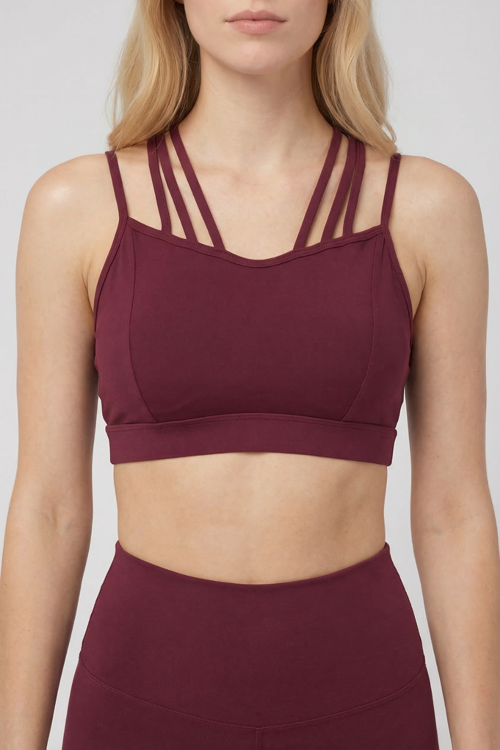 CoreFit Strappy Sports Bra Apparel & Accessories > Activewear > Sports Bras by Profit Outfits