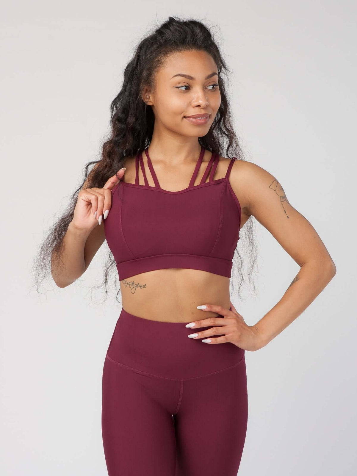 CoreFit Strappy Sports Bra Apparel & Accessories > Activewear > Sports Bras by Profit Outfits