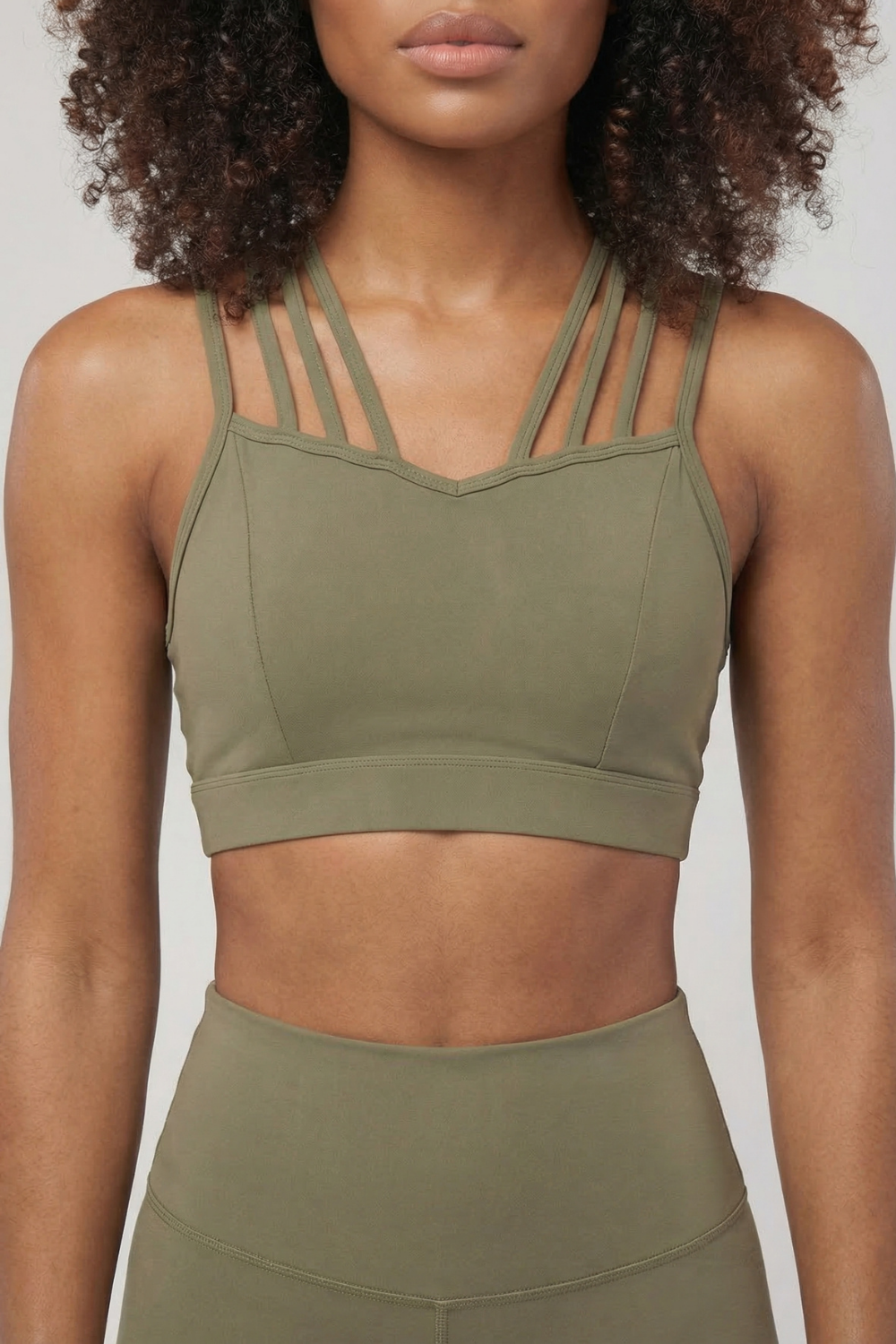 CoreFit Strappy Sports Bra Apparel & Accessories > Activewear > Sports Bras by Profit Outfits
